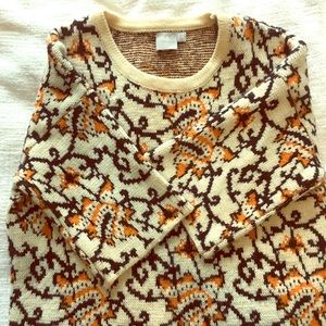 Cropped, quarter sleeve knit sweater from ASOS.